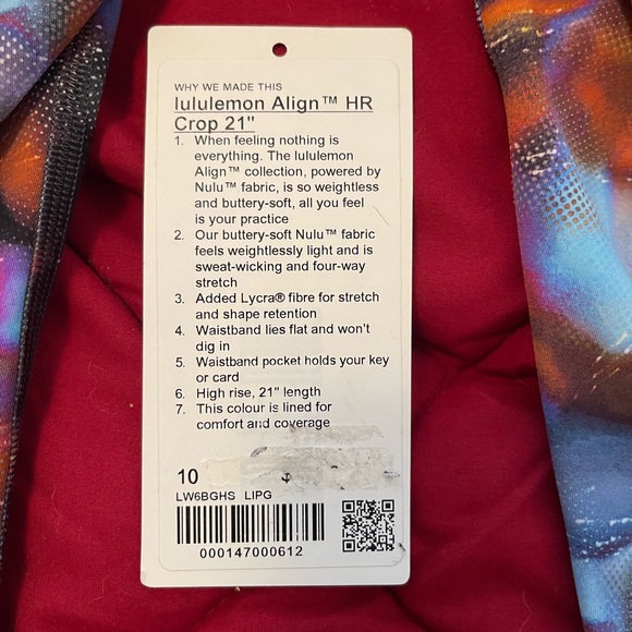 Lululemon Align HR crop 21in leggings - Picture 3 of 8